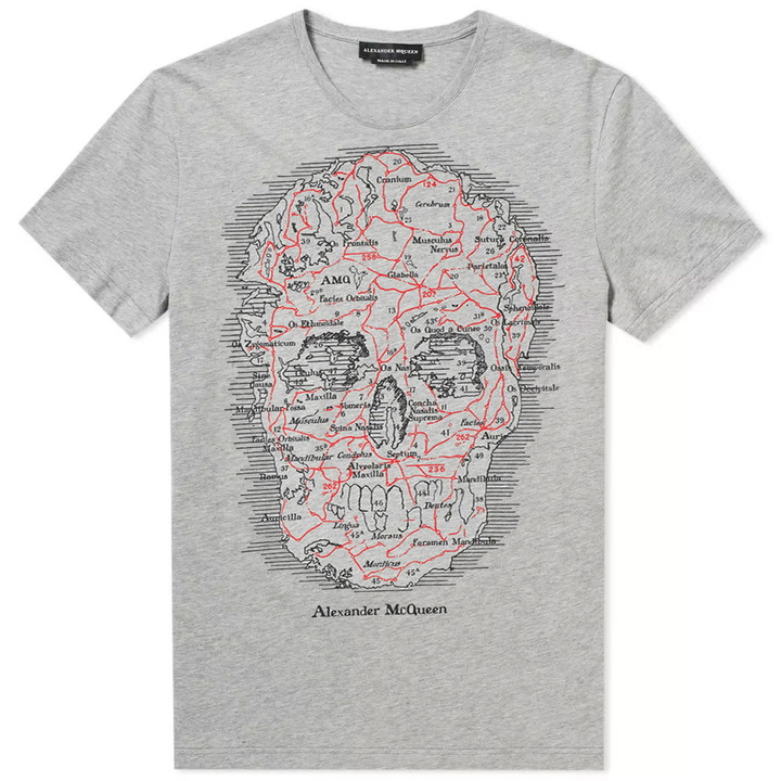 Photo: Alexander McQueen Skull Map Tee Grey