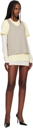 WARDROBE.NYC Multicolor Layered Minidress & T-shirt Set