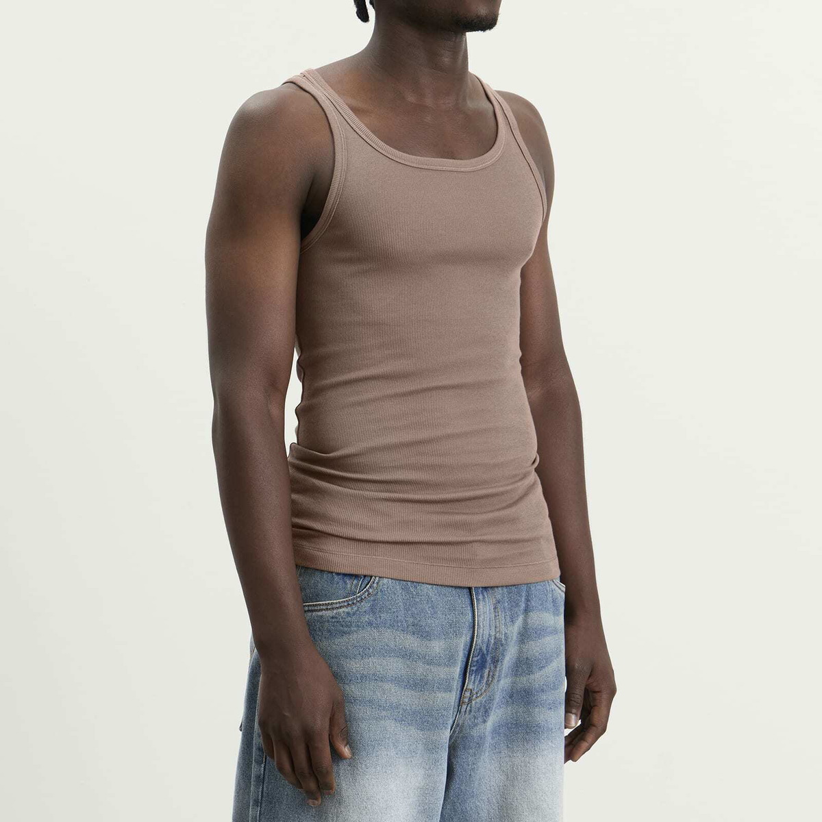 SKIMS Men's Cotton Rib Tank 3-Pack in Jungle Multi