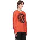 Vyner Articles Red and Black Fishbone Long Sleeve T-Shirt