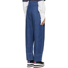 Stella McCartney Blue Benni Paperbag Waist Jeans