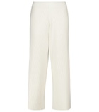 Vince - Ribbed-knit cropped pants