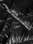 Pop Trading Company - Reversible Quilted Shell Jacket - Black