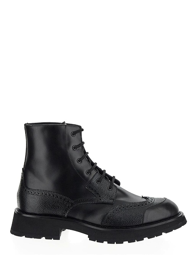 Photo: Alexander Mcqueen Leather Boots