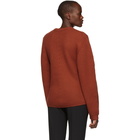 Chloe Orange Cashmere Crewneck Sweater