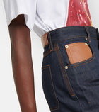 Loewe High-rise denim shorts