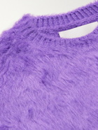 Jil Sander - Brushed-Silk Sweater - Purple