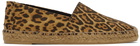 Saint Laurent Orange Leopard Espadrilles