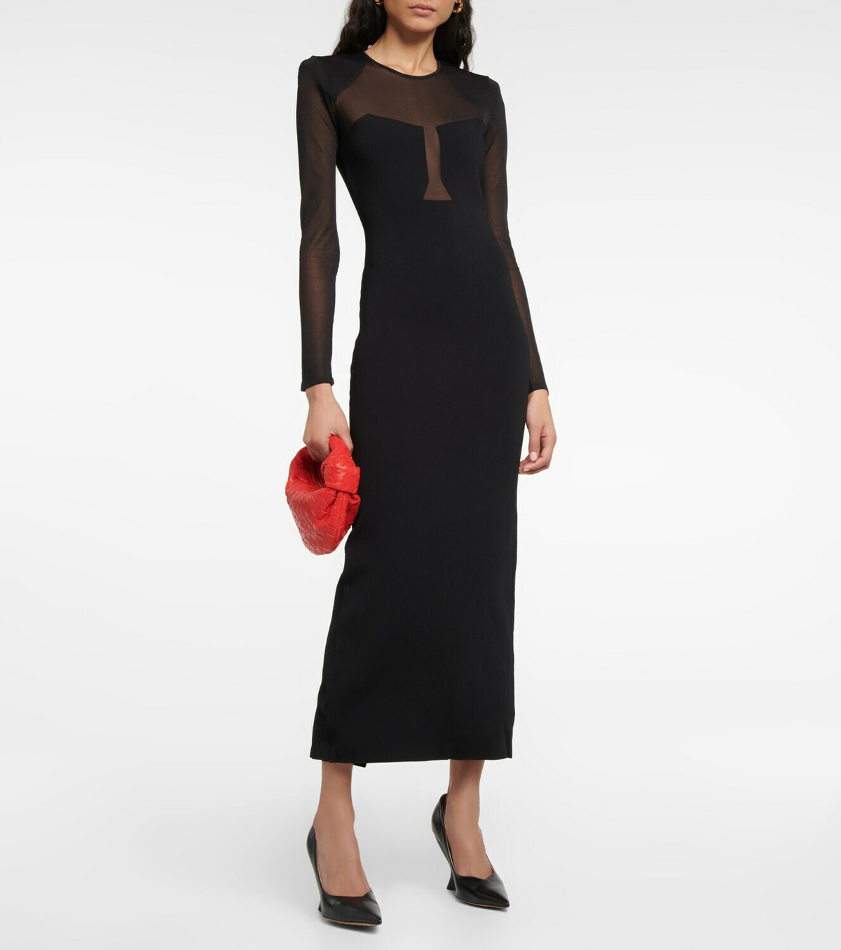 オールインワン・サロペット Roland Mouret Stretch Knit Midi Dress Roland Mouret Sheer knit midi dress Roland Mouret