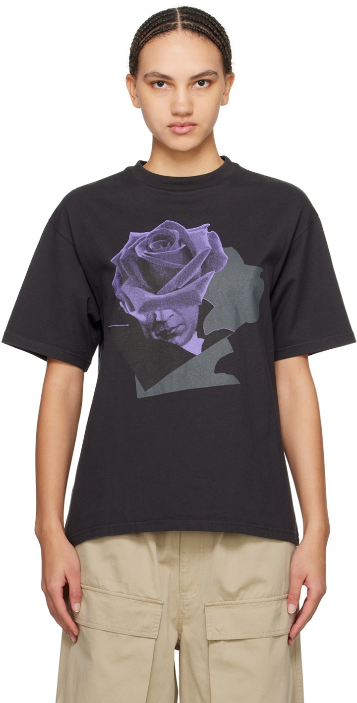 Photo: UNDERCOVER Black Flower T-Shirt
