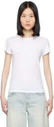 Re/Done White Hanes Edition 1960s Slim T-Shirt