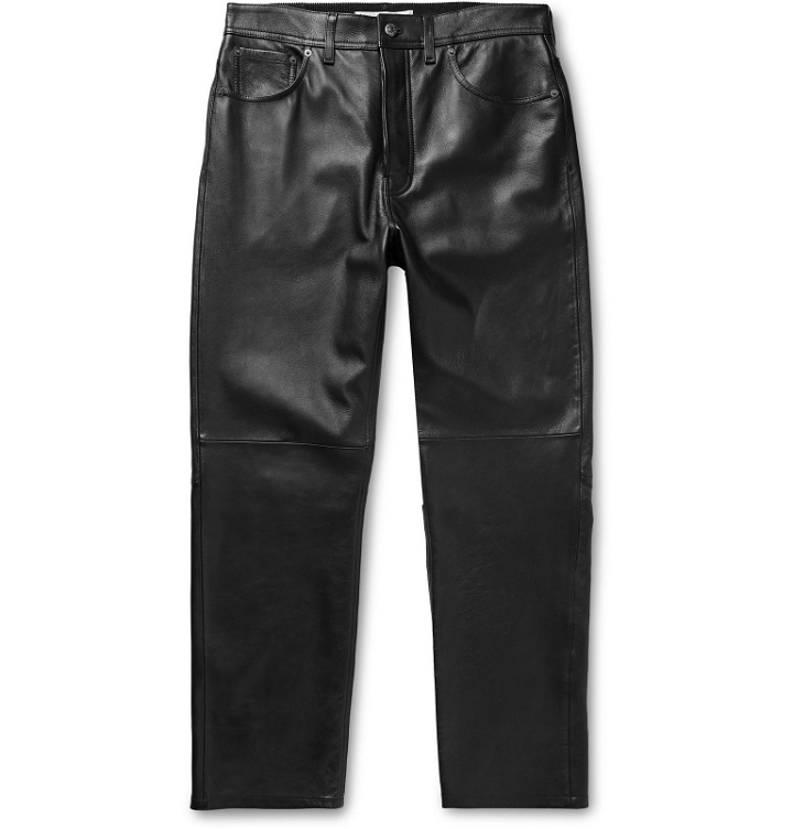 Photo: Acne Studios - Lancelot Leather Trousers - Black