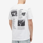Boys Own Men's Pie And Mash “ A Cockney Myth” Print T Shirt in White