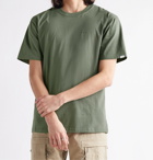 WTAPS - Logo-Print Cotton-Jersey T-Shirt - Green