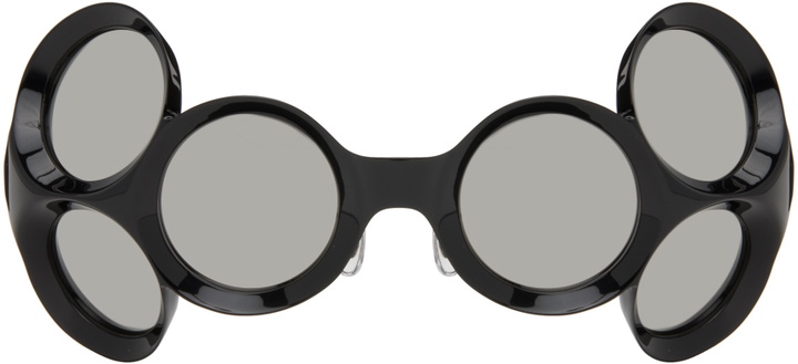 Photo: FACTORY900 SSENSE Exclusive Black FA-087 Sunglasses