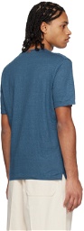 ZEGNA Blue Crewneck T-Shirt