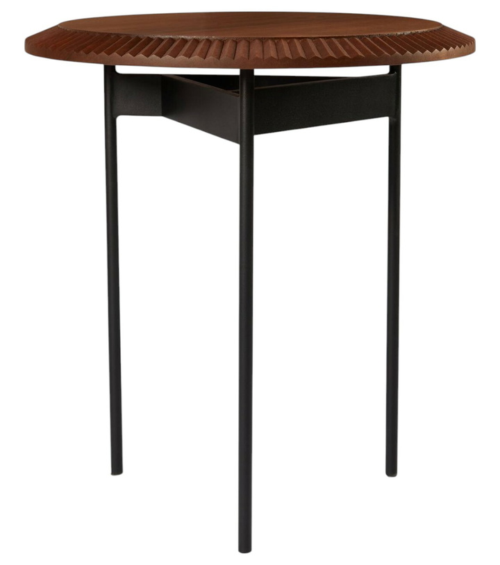 Photo: Zanat Piano Small walnut side table by Ludovica and Roberto Palomba
