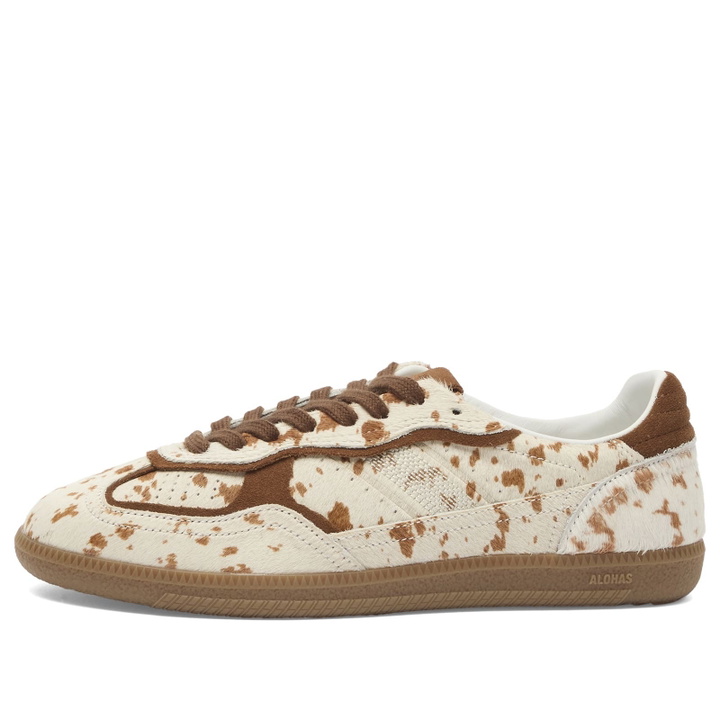 Photo: ALOHAS Women's TB 490 Rife Leather Sneakers in Rife Soft Camel