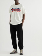 GUCCI - Logo-Print Cotton-Jersey T-Shirt - Neutrals