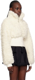 Nodress White Cropped Jacket