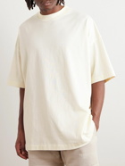 FEAR OF GOD ESSENTIALS - Oversized Logo-Appliquéd Cotton-Jersey T-Shirt - Neutrals