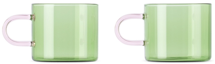 Photo: Hudson Wilder Green & Pink Lotta Tea Cup Set