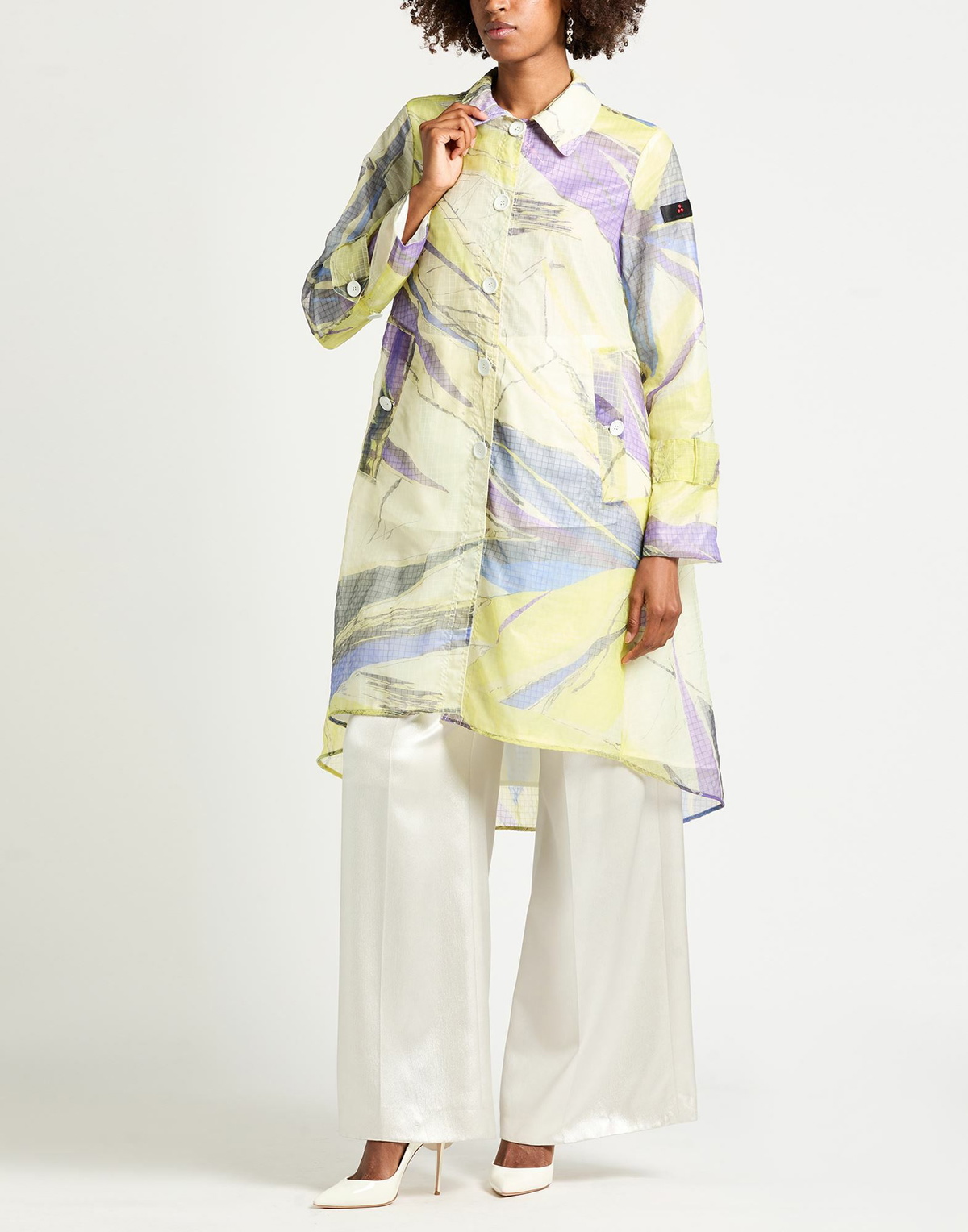 Peuterey Womens Overcoat & Trench Coat in Yellow