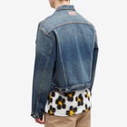 Kenzo Paris Men's Stone Denim Trucker Jacket in Medium Stone Blue Denim