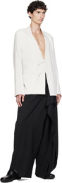 Kiko Kostadinov Off-White Koru Slim Blazer