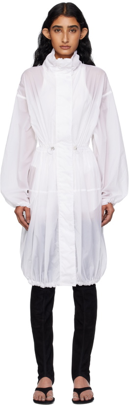 Photo: ALAÏA White Soft Nylon Bubble Parka