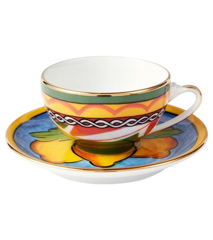 Photo: Dolce&Gabbana Casa Porcelain espresso cup and saucer set