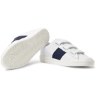 Moncler Genius - 7 Moncler Fragment Webbing-Trimmed Leather Sneakers - White