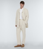 Dolce&Gabbana - High-rise slim linen pants