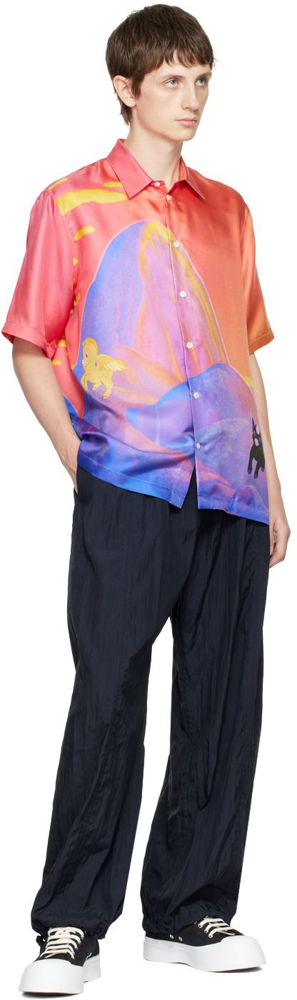 Stella McCartney Pink Fantasia Short Sleeve Shirt