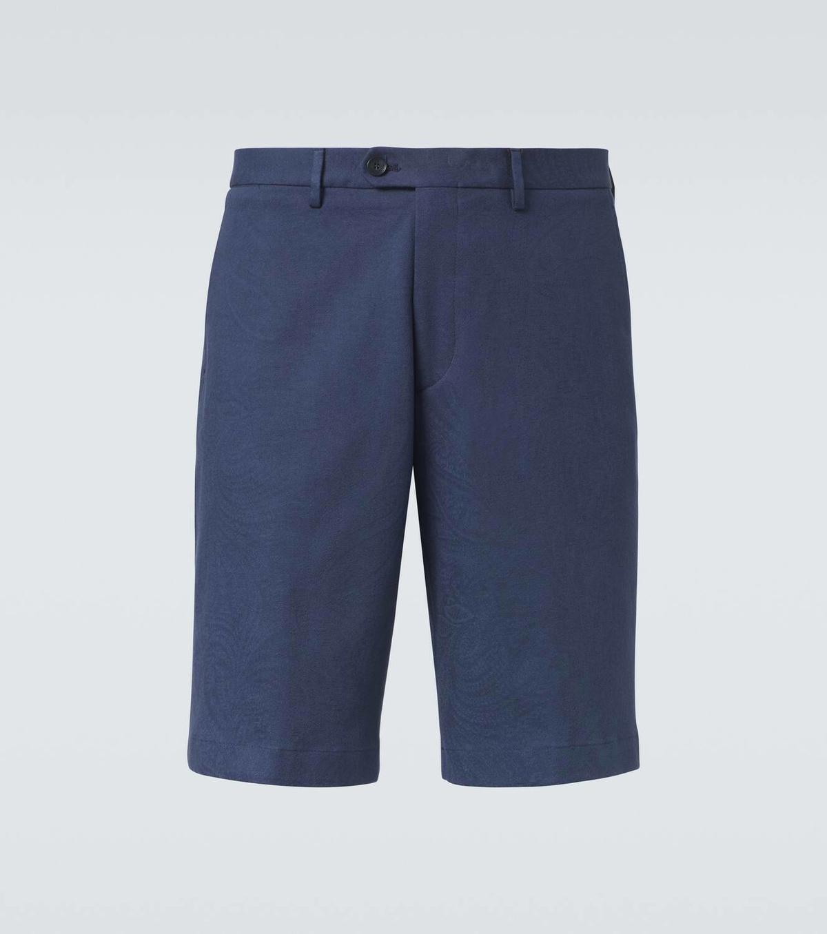 Etro Paisley cotton jacquard Bermuda shorts