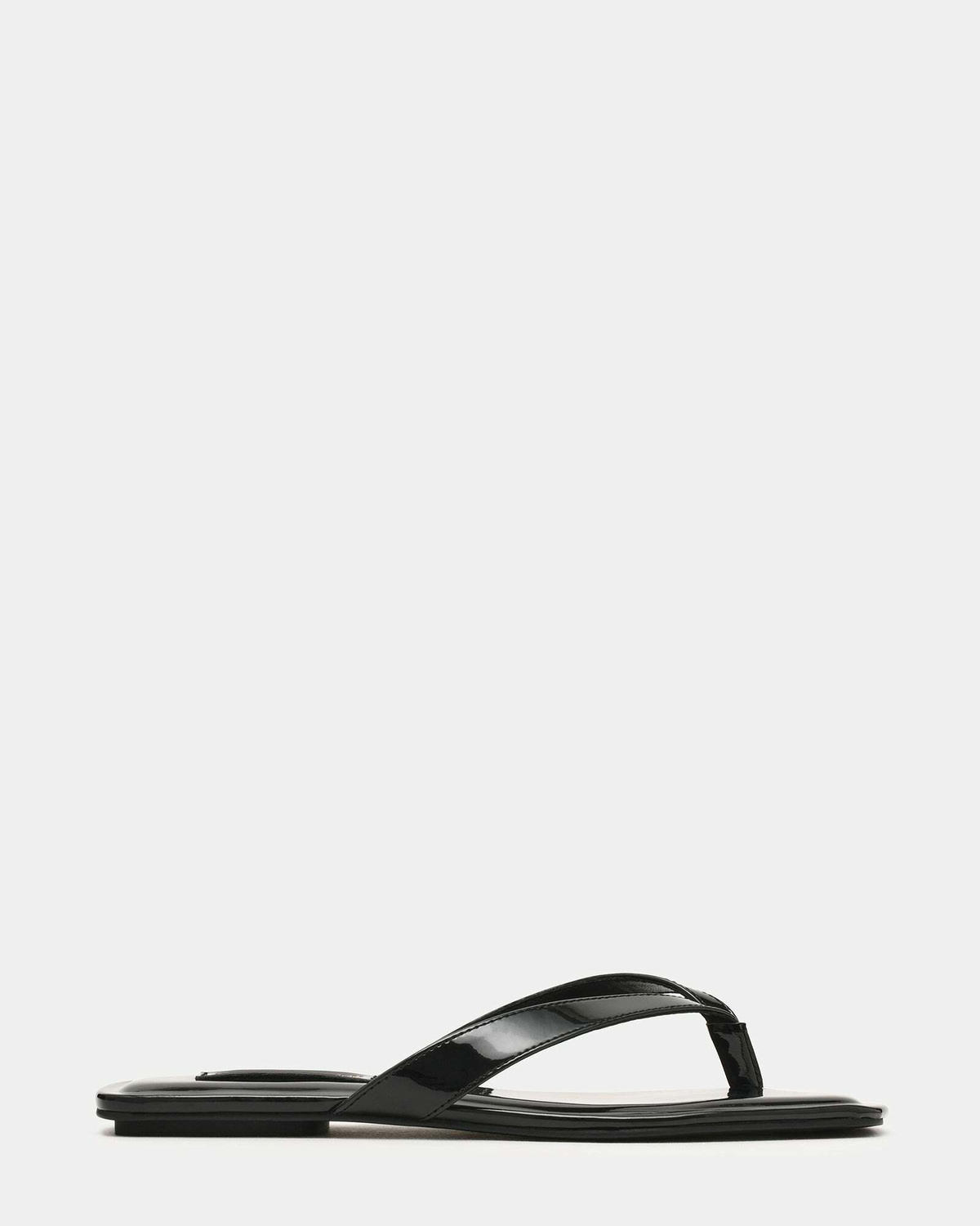 Steve Madden Trella Sandals in Black Patent