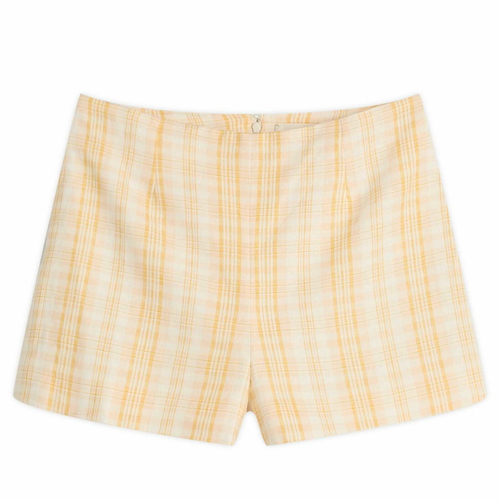 Photo: Faithfull The Brand Women's Lila Mini Shorts in Piato Check