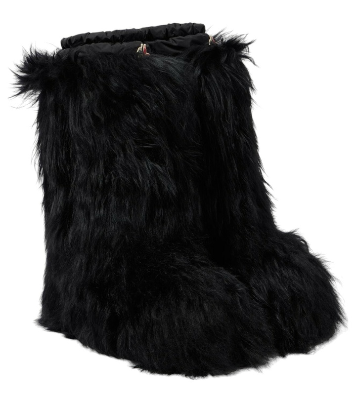 Photo: Moncler Grenoble Gaia shearling snow boots