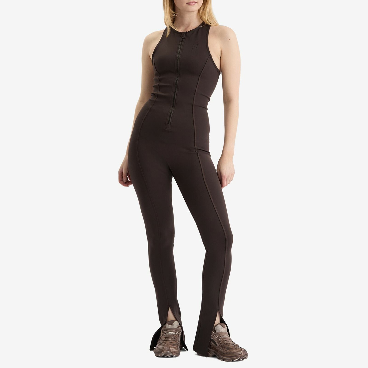 Represent Women's Control Unitard in Chocolate