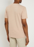 Oliver Spencer Conduit Striped Knit T-shirt Pink