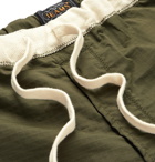 Beams Plus - Slim-Fit Tapered Drawstring Ripstop Trousers - Men - Green