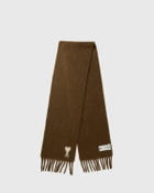 AMI Paris AMI DE COEUR ECRU SCARF Brown Men