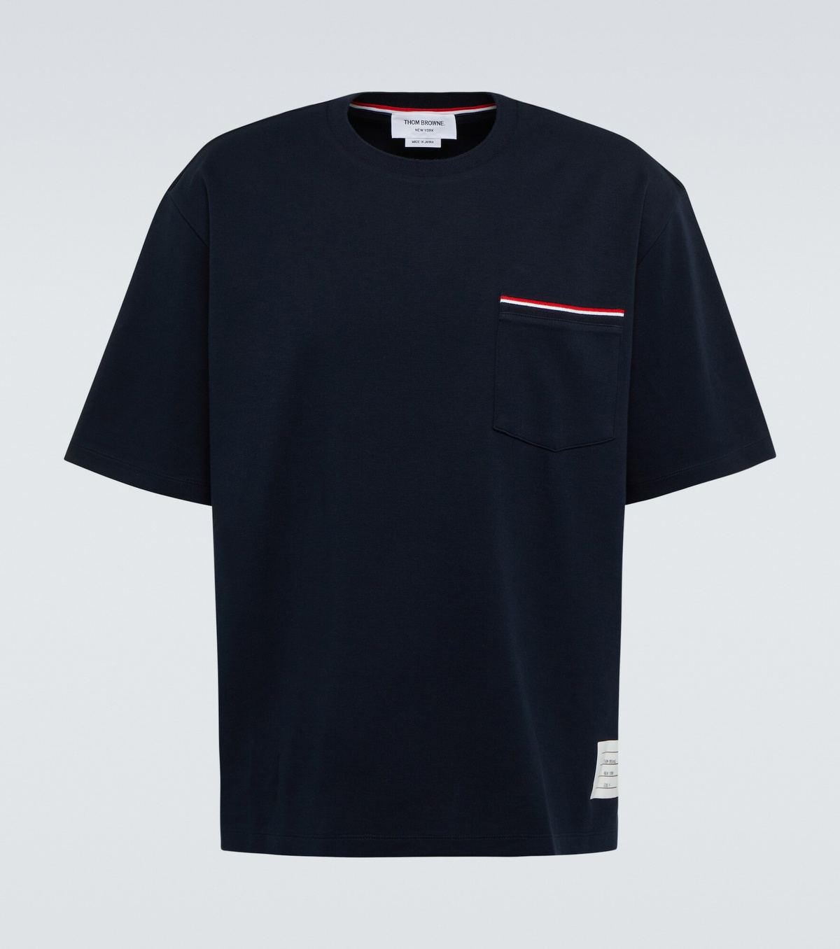 Thom Browne - Striped cotton jersey T-shirt Thom Browne
