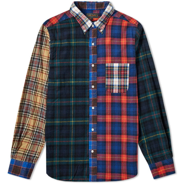 Photo: Beams Plus Crazy Mix Tartan Shirt Tartan