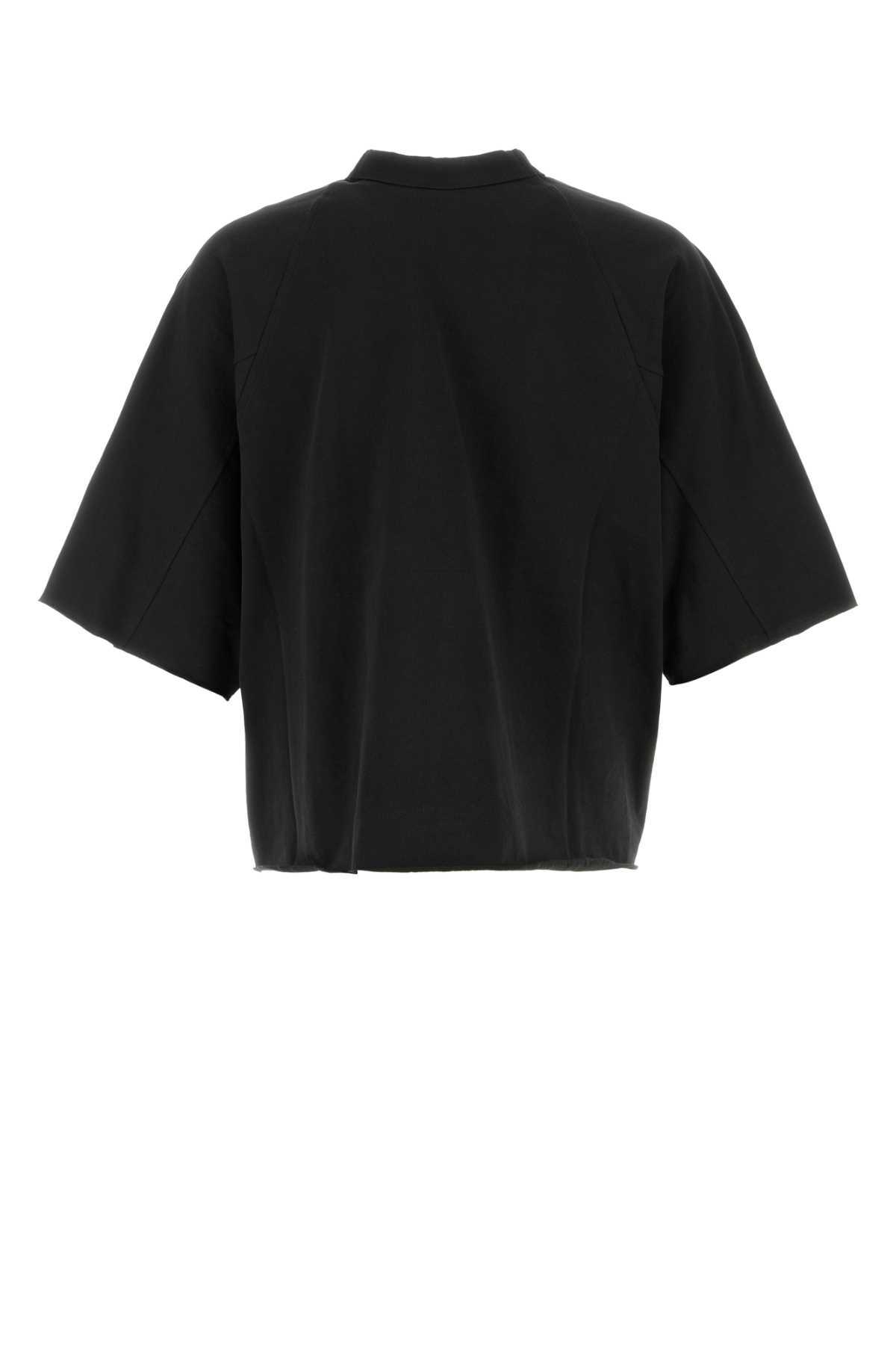 Entire Studios Black Cotton Oversize T-shirt