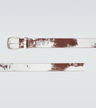 Maison Margiela - Painted leather belt