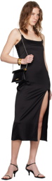 JACQUEMUS Black La Casa 'La robe Notte' Midi Dress