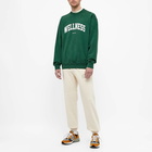 Sporty & Rich Wellness Ivy Crew Sweat in Racing Green/White