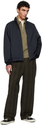 nanamica Brown Plaid Dock Trousers