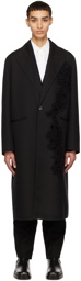 Jil Sander Black Double-Faced Coat